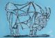 African Bull after Picasso (tapestry)