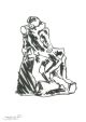 Love relinquishing its weapons